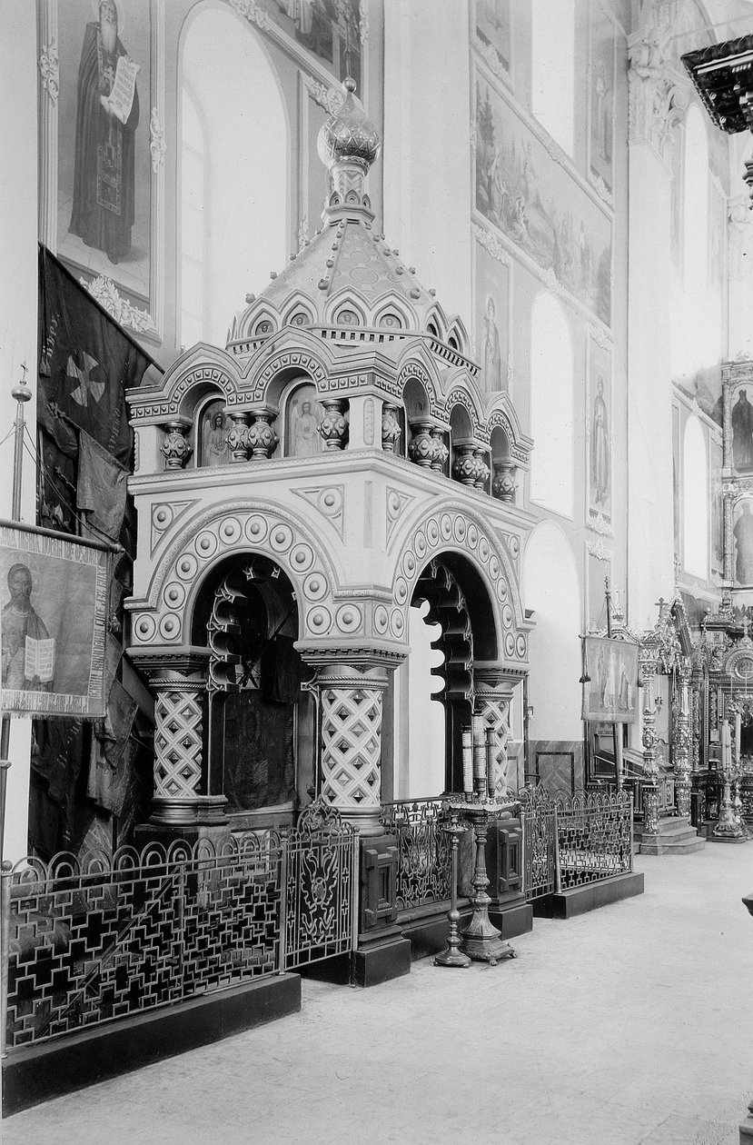 Grób Mininów w Katedrze Zbawiciela na Kremlu w Niżnym Nowogrodzie, Rosja, 1896 r. autorstwa Maxim Dmitriev