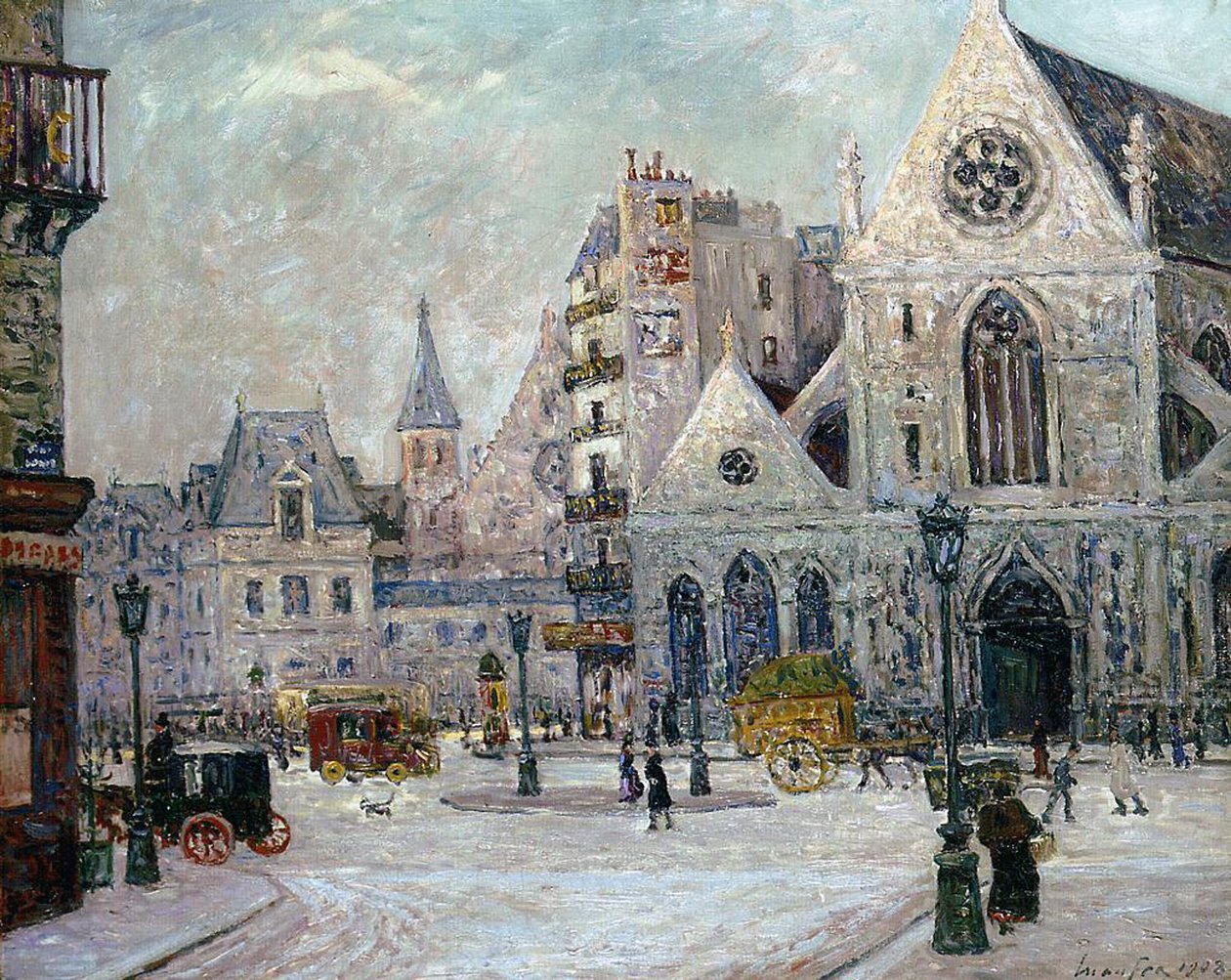 Kościół St. Nicolas-des-Champs, rue St. Martin, Paryż, 1908 autorstwa Maxime Emile Louis Maufra