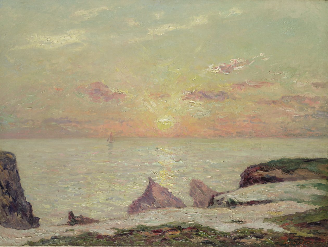 Klify na Belle Ile, 1913 autorstwa Maxime Emile Louis Maufra