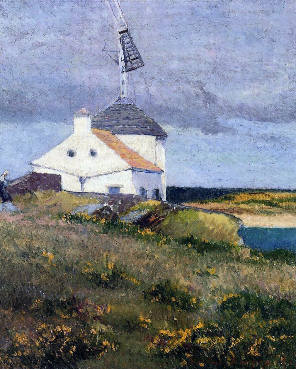 Wieża sygnałowa, Bretania, 1911 autorstwa Maxime Emile Louis Maufra