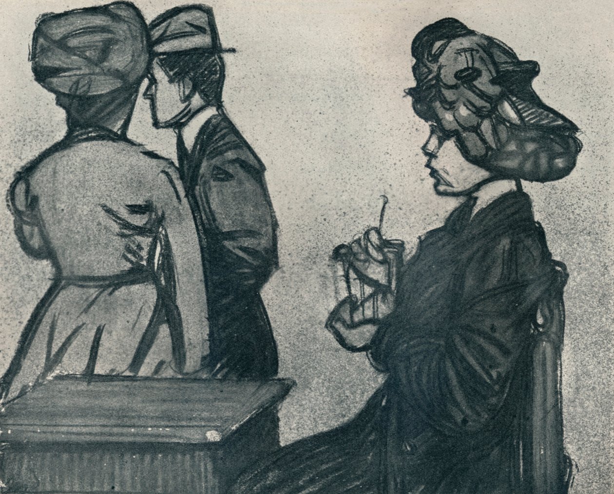 Przyjaciel zadowolony, ok. 1920, 1923 autorstwa Maxime Pierre Jules Dethomas