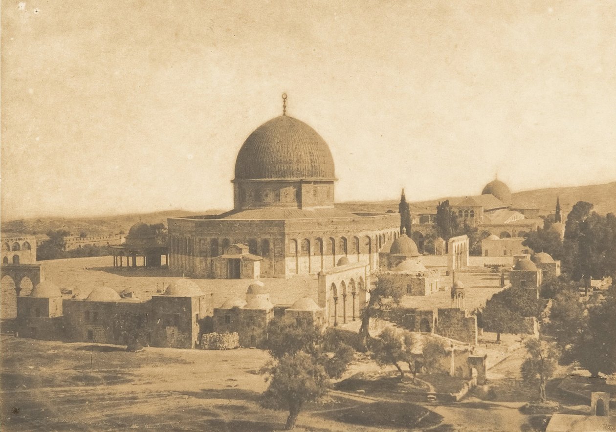 Meczet Omara w Jerozolimie, sierpień 1850. autorstwa Maxime Du Camp