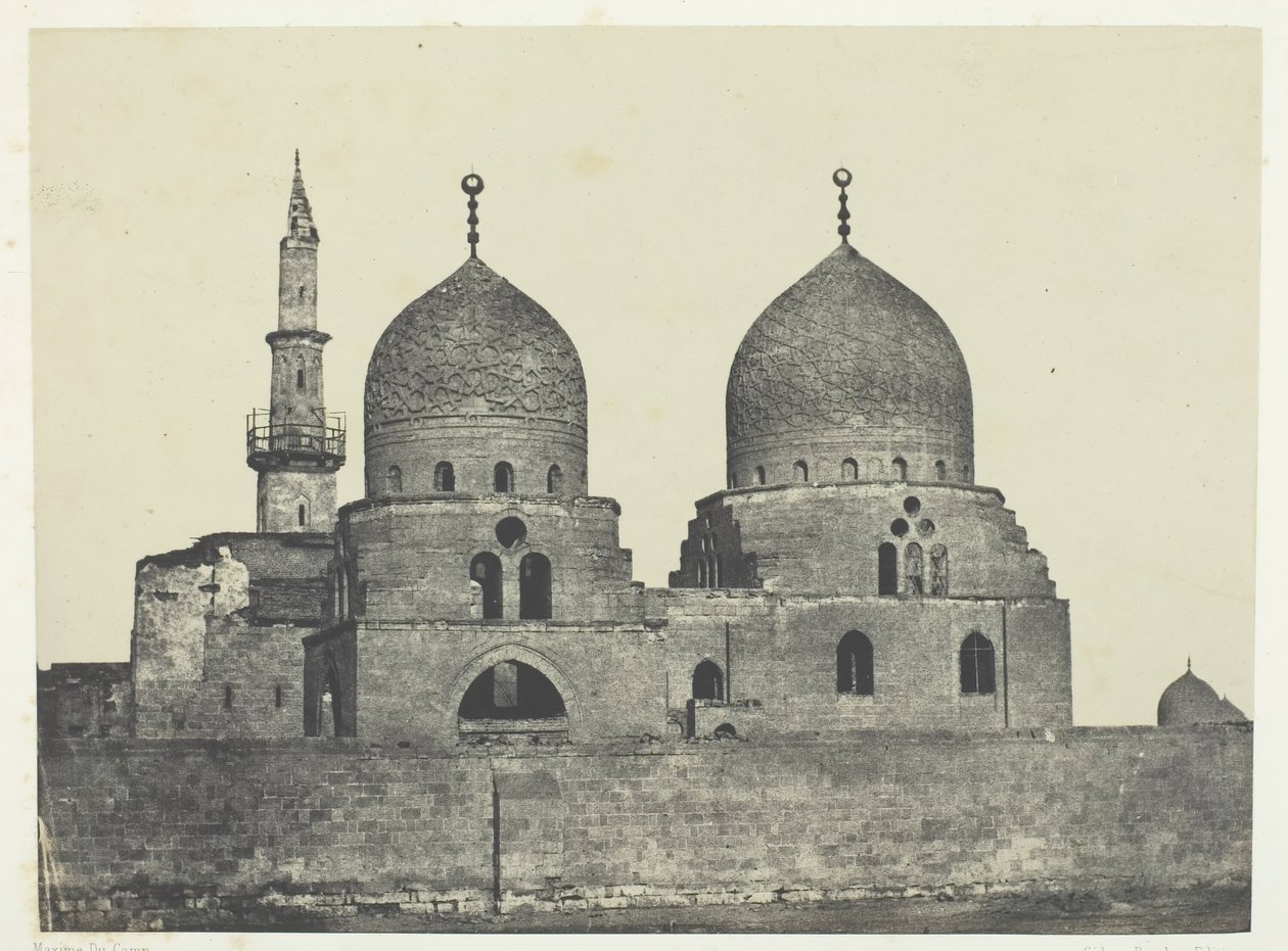 Meczet i grób sułtana Kansou-el-Gouri, Le Kaire, 184951, wydrukowany 1852. autorstwa Maxime Du Camp