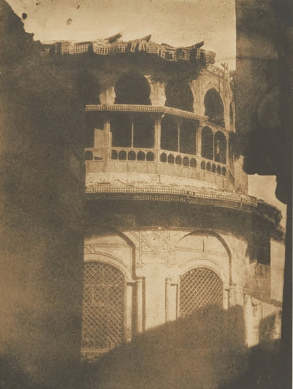 Sybilla lub Fontanna i Szkoła Souk-el-asr, Kair, grudzień 1849-styczeń 1850. autorstwa Maxime Du Camp