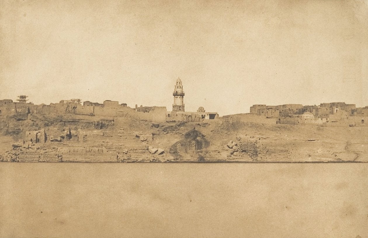 Widok ogólny Esné nr 2, część środkowa, 1849-50. autorstwa Maxime Du Camp
