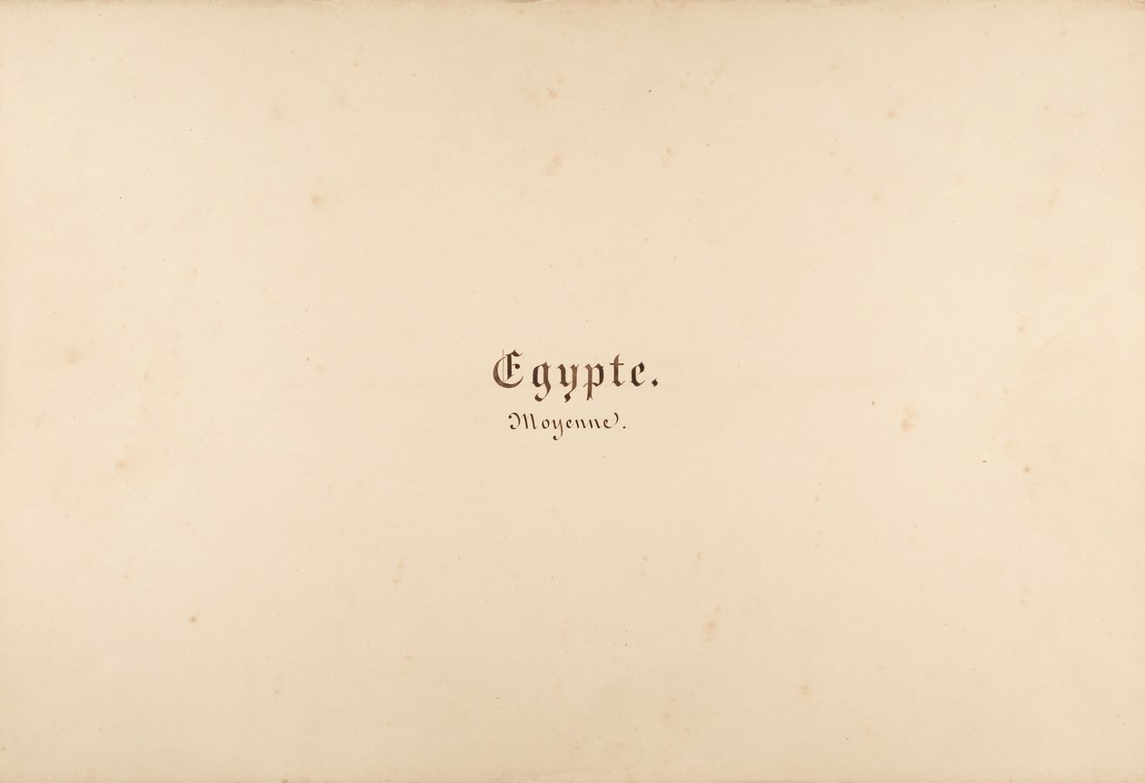 Egipt, Nubia, Syria: Krajobrazy i zabytki, 1849-50. autorstwa Maxime Du Camp