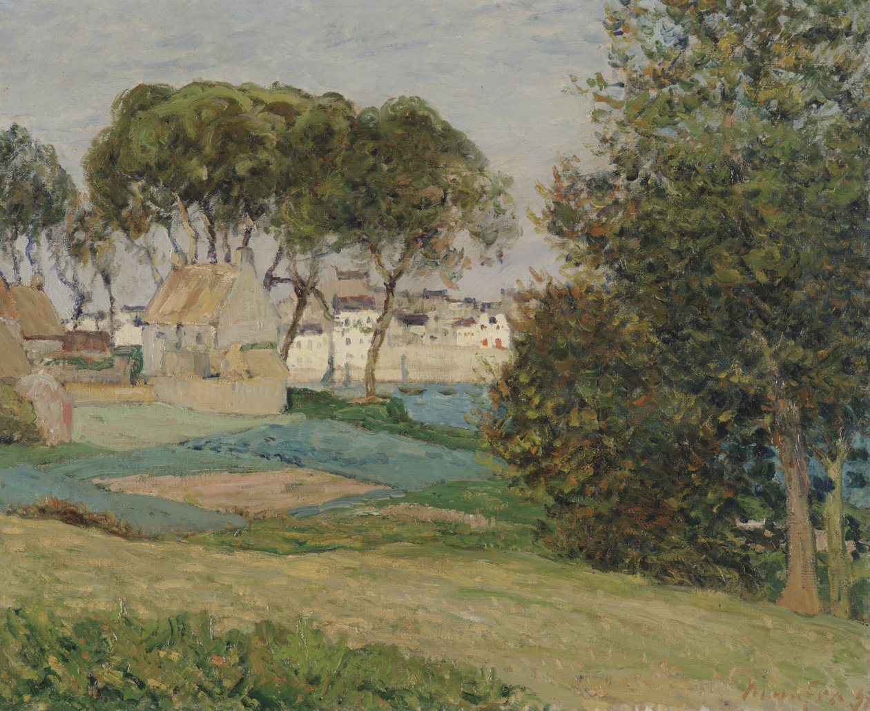 Douarnenez, październikowy krajobraz autorstwa Maxime Emile Louis Maufra