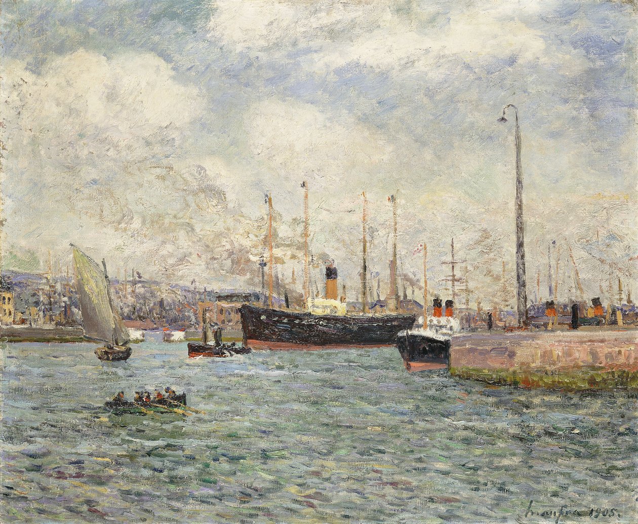 Port Le Havre, 1905 autorstwa Maxime Emile Louis Maufra