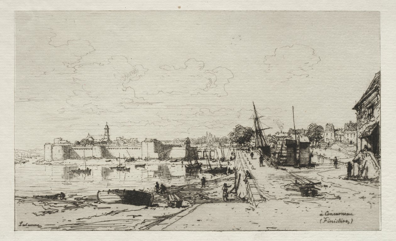 W Concarneau (Finistere) autorstwa Maxime Lalanne