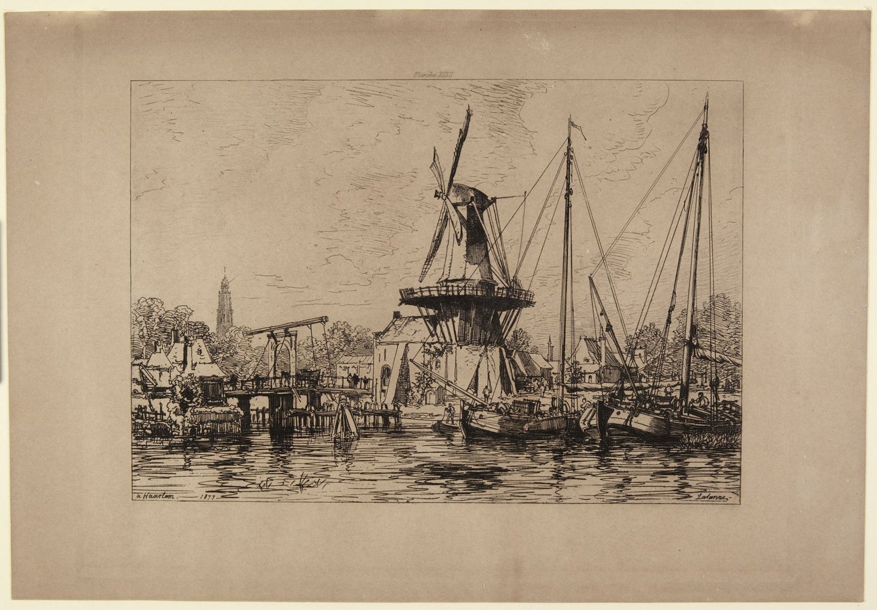 W Haarlemie - 1877 autorstwa Maxime Lalanne