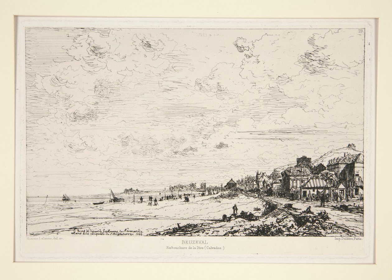 Beuzeval autorstwa Maxime Lalanne