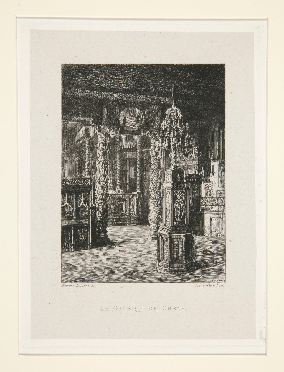 Galeria Dębowa, pl. 6 z apartamentu At Victor Hugo (Victor Hugo). autorstwa Maxime Lalanne