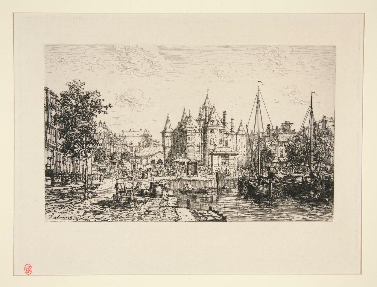 Waag-Waga miasta autorstwa Maxime Lalanne