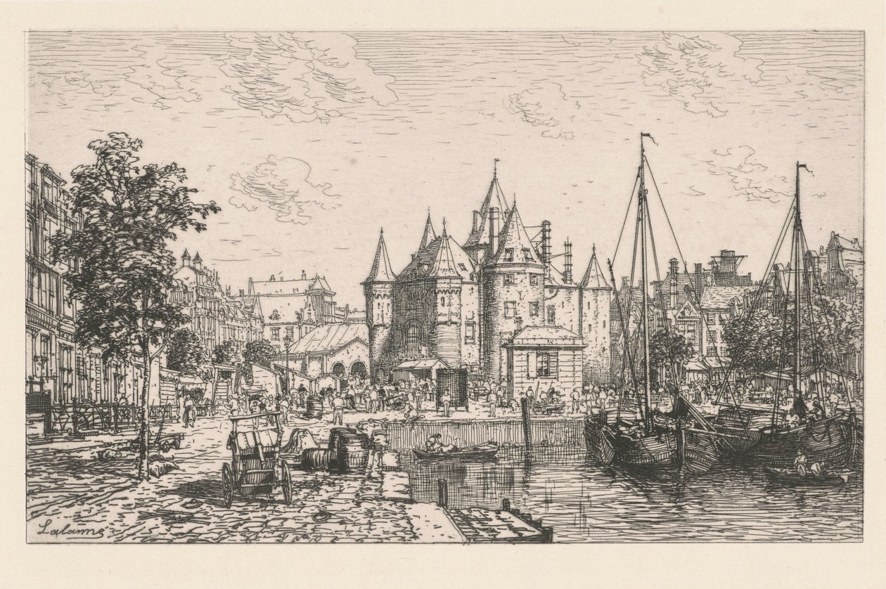 Miejska waga w Amsterdamie autorstwa Maxime Lalanne