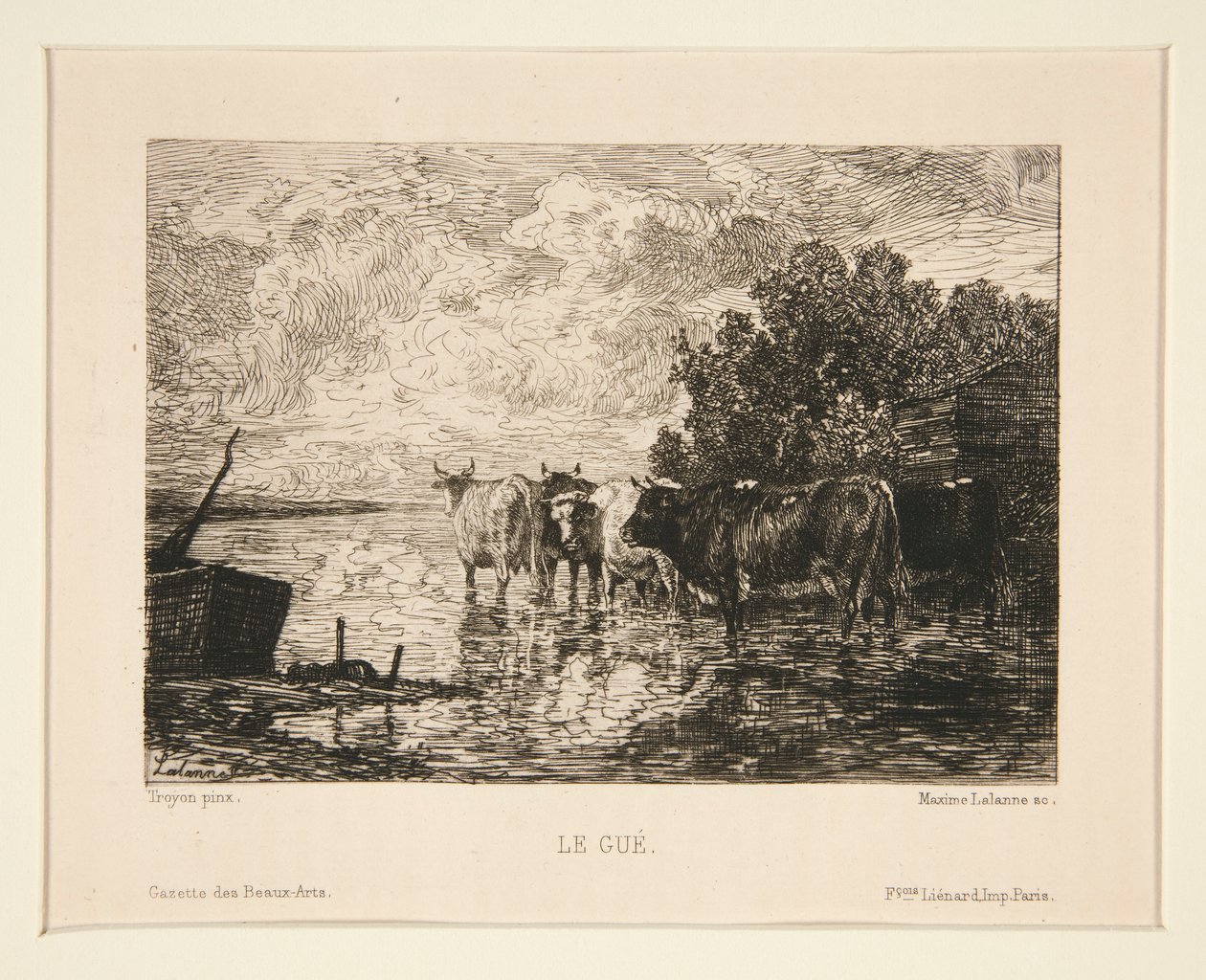Le gue (Bród) autorstwa Maxime Lalanne
