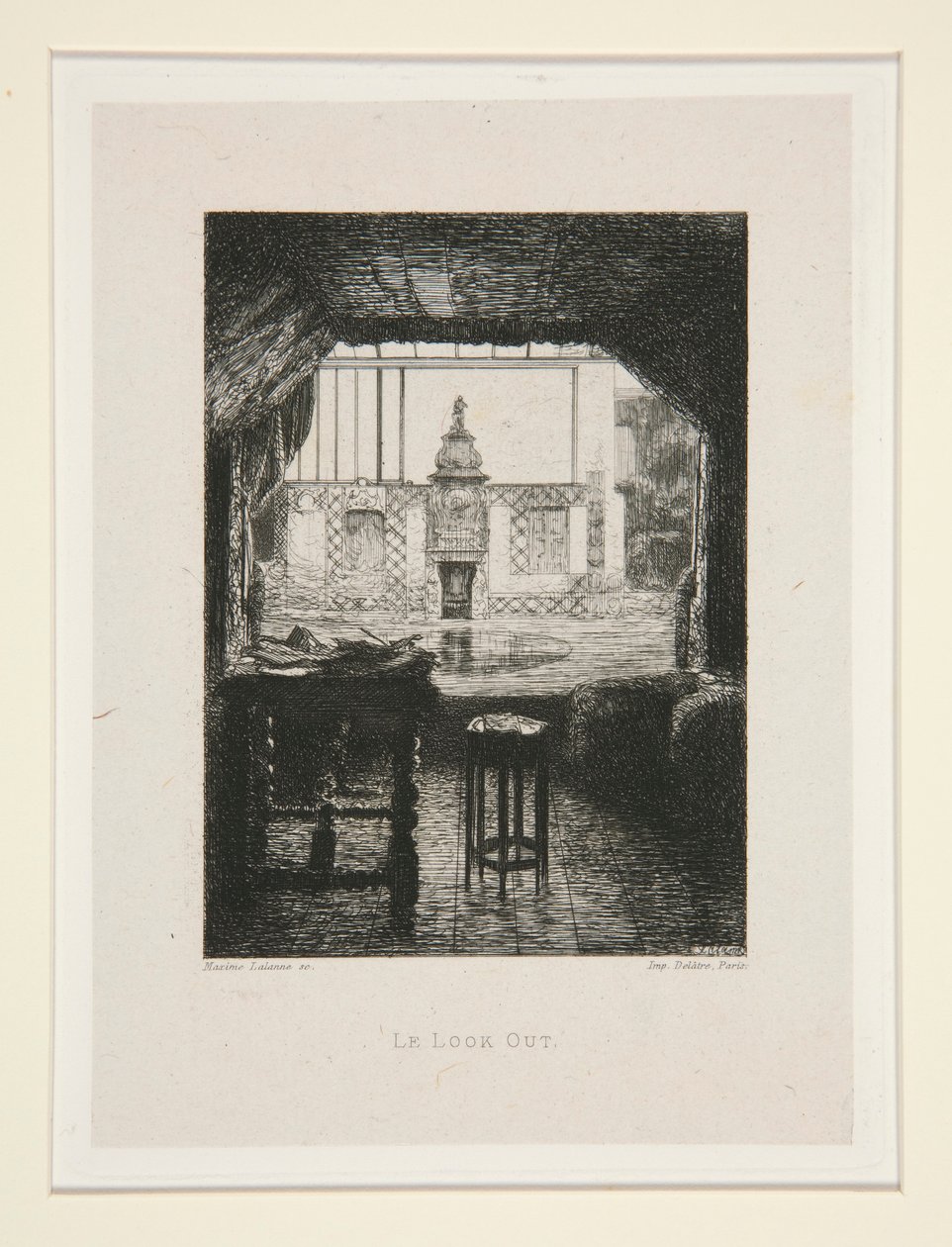 Wypatruj, pl. 10 z apartamentu Chez Victor Hugo (Victor Hugo autorstwa Maxime Lalanne