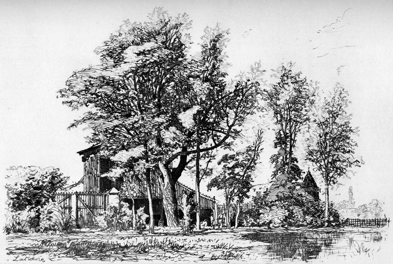 Akacje, c1850-1895 1924 autorstwa Maxime Lalanne