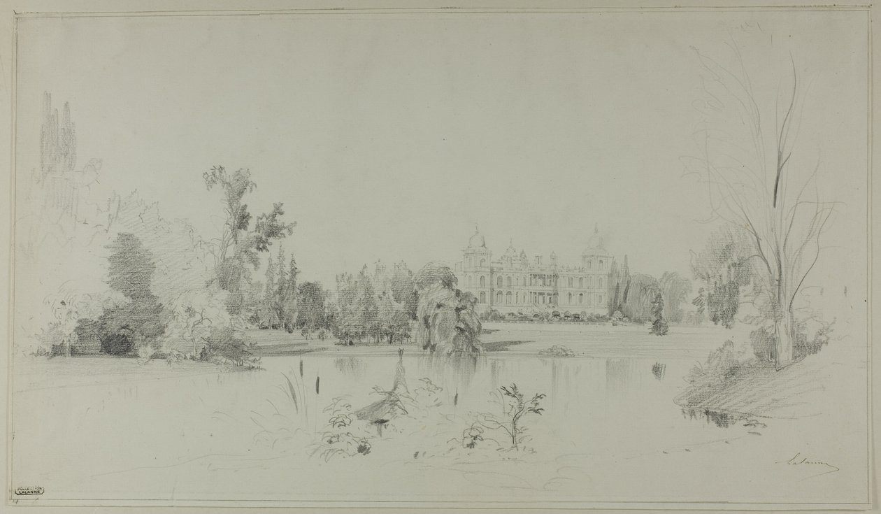 Park M. de Rothschild w Ferrières autorstwa Maxime Lalanne