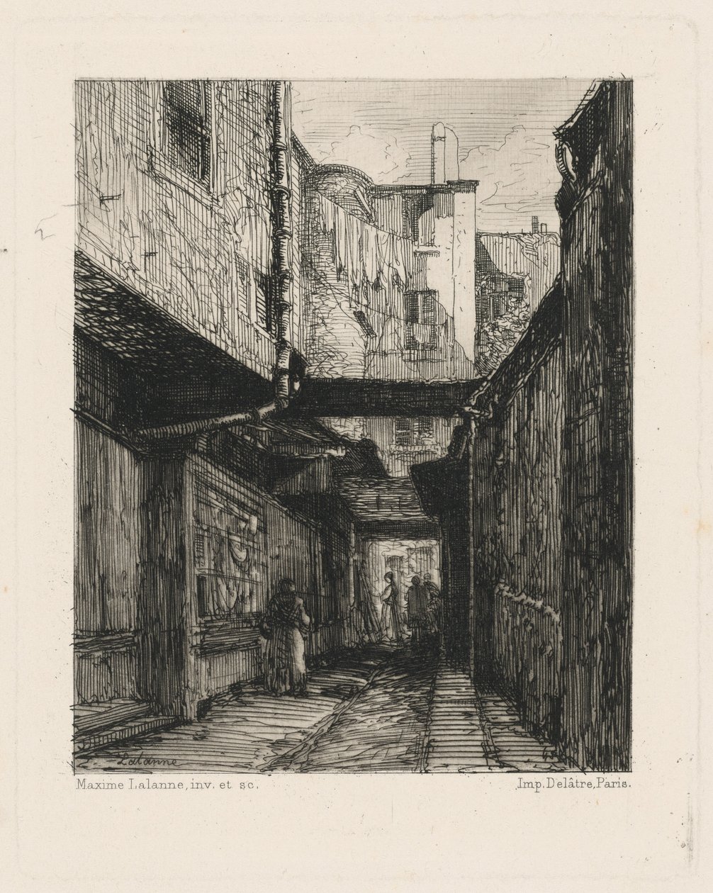 Passage de la Marmite, Paryż autorstwa Maxime Lalanne