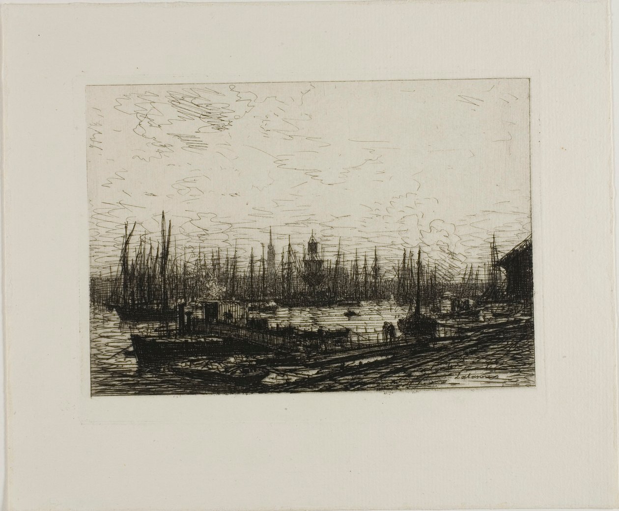 Port w Bordeaux autorstwa Maxime Lalanne