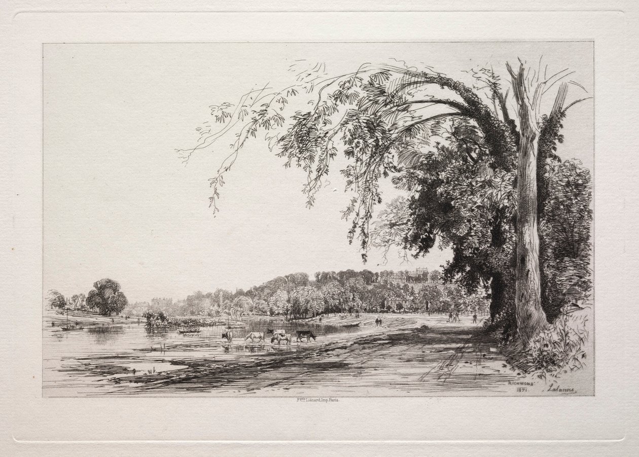 Richmond, 1871. autorstwa Maxime Lalanne