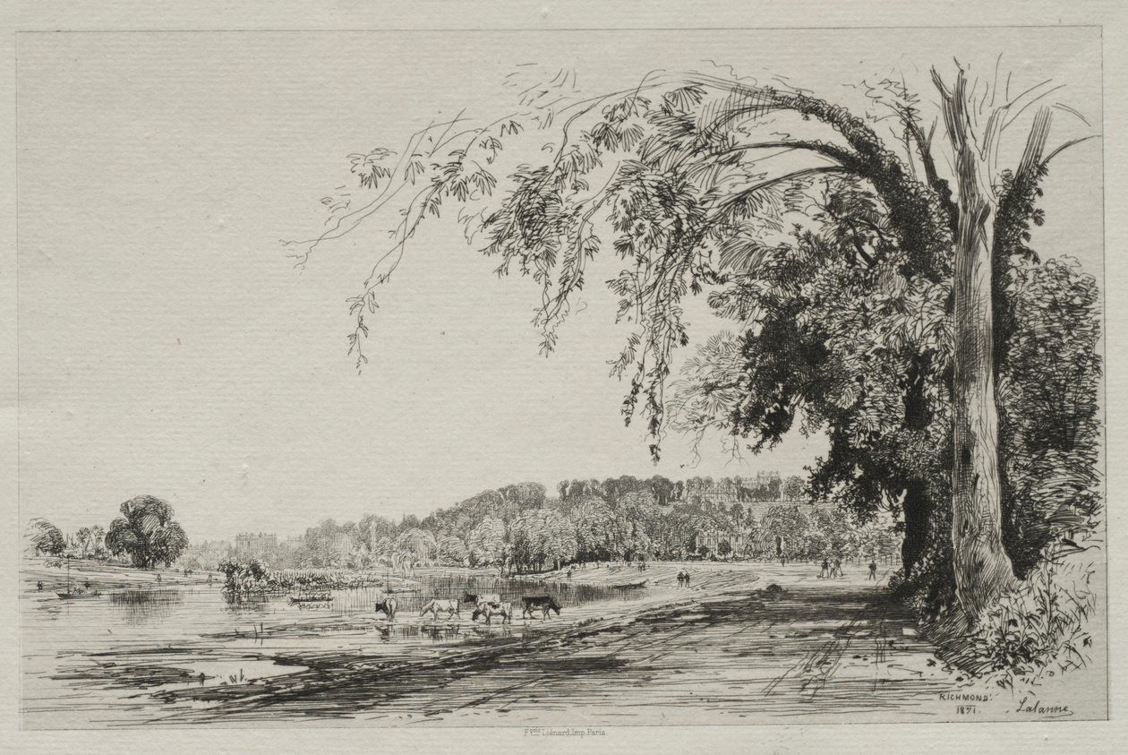 Richmond, 1871. autorstwa Maxime Lalanne