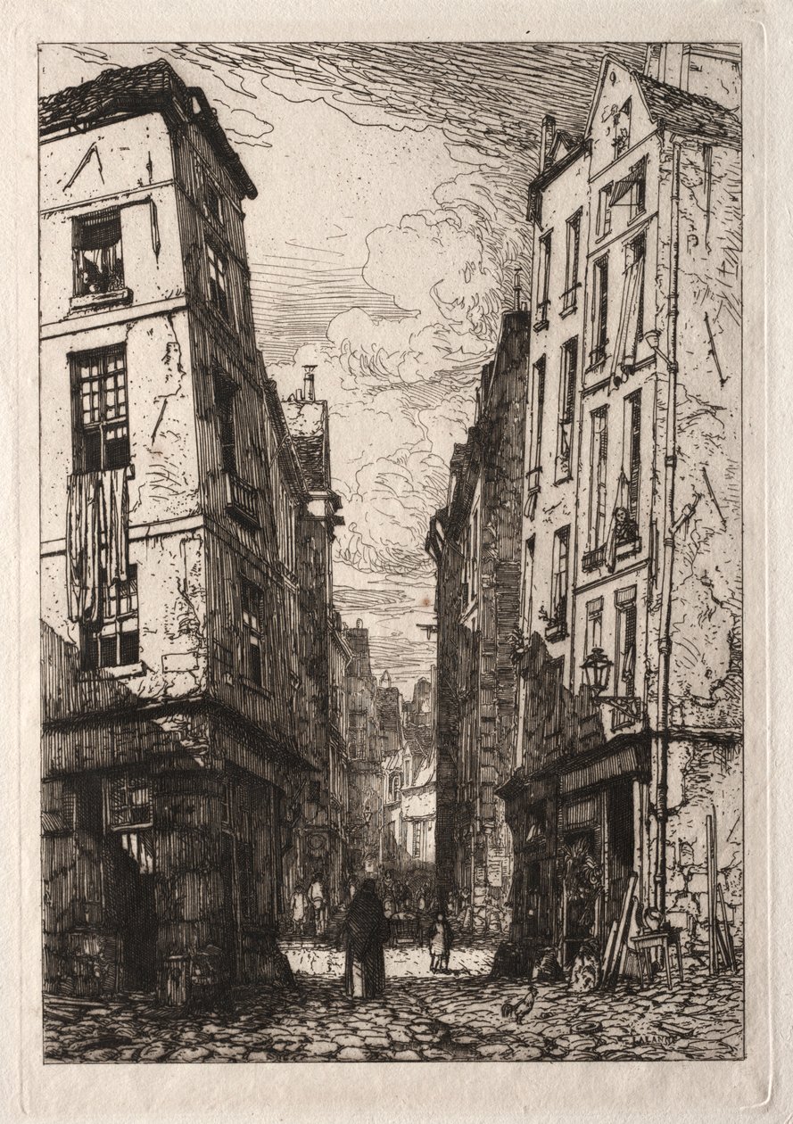 Rue des Marmousets. autorstwa Maxime Lalanne