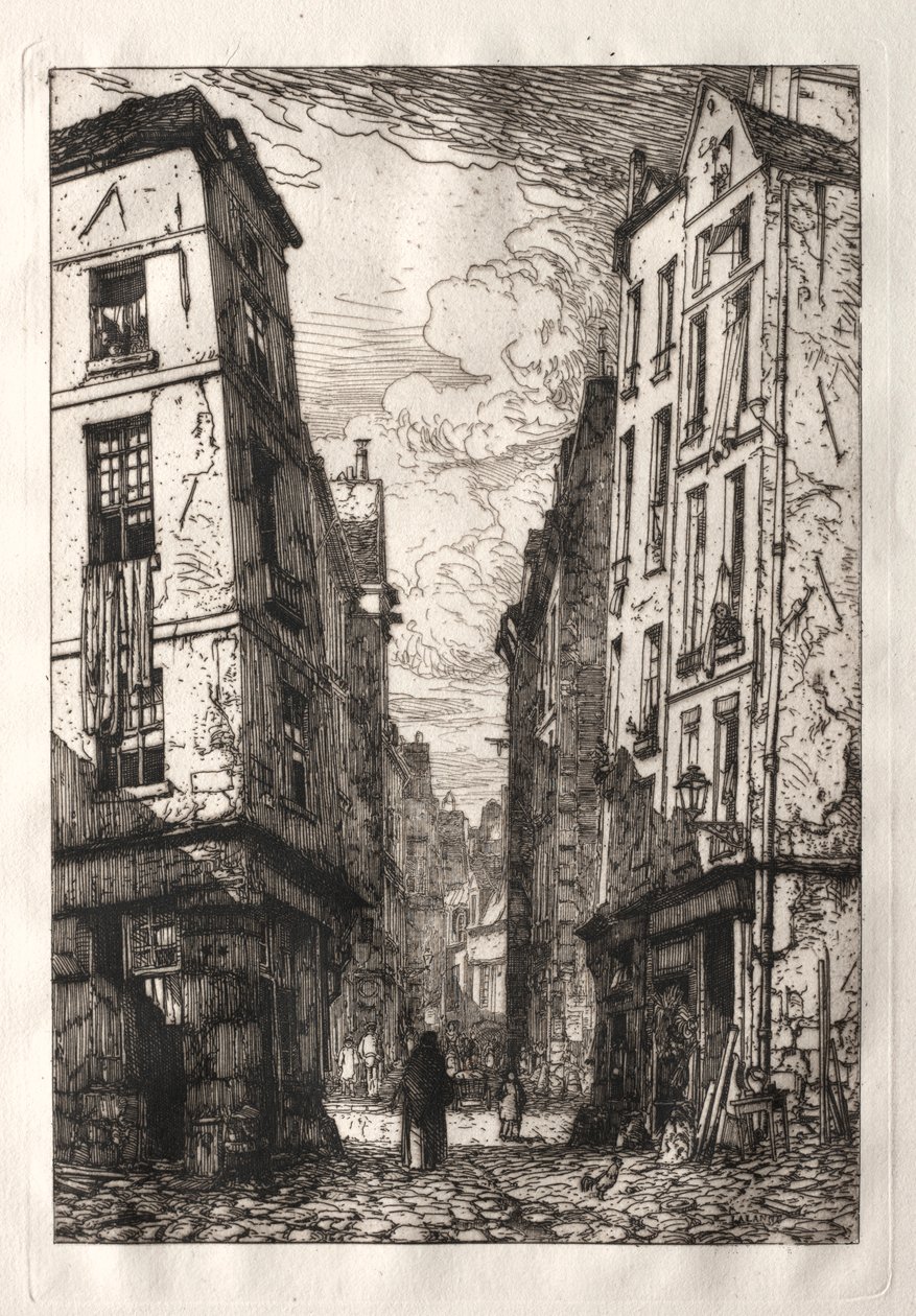 Rue des Marmousets. autorstwa Maxime Lalanne