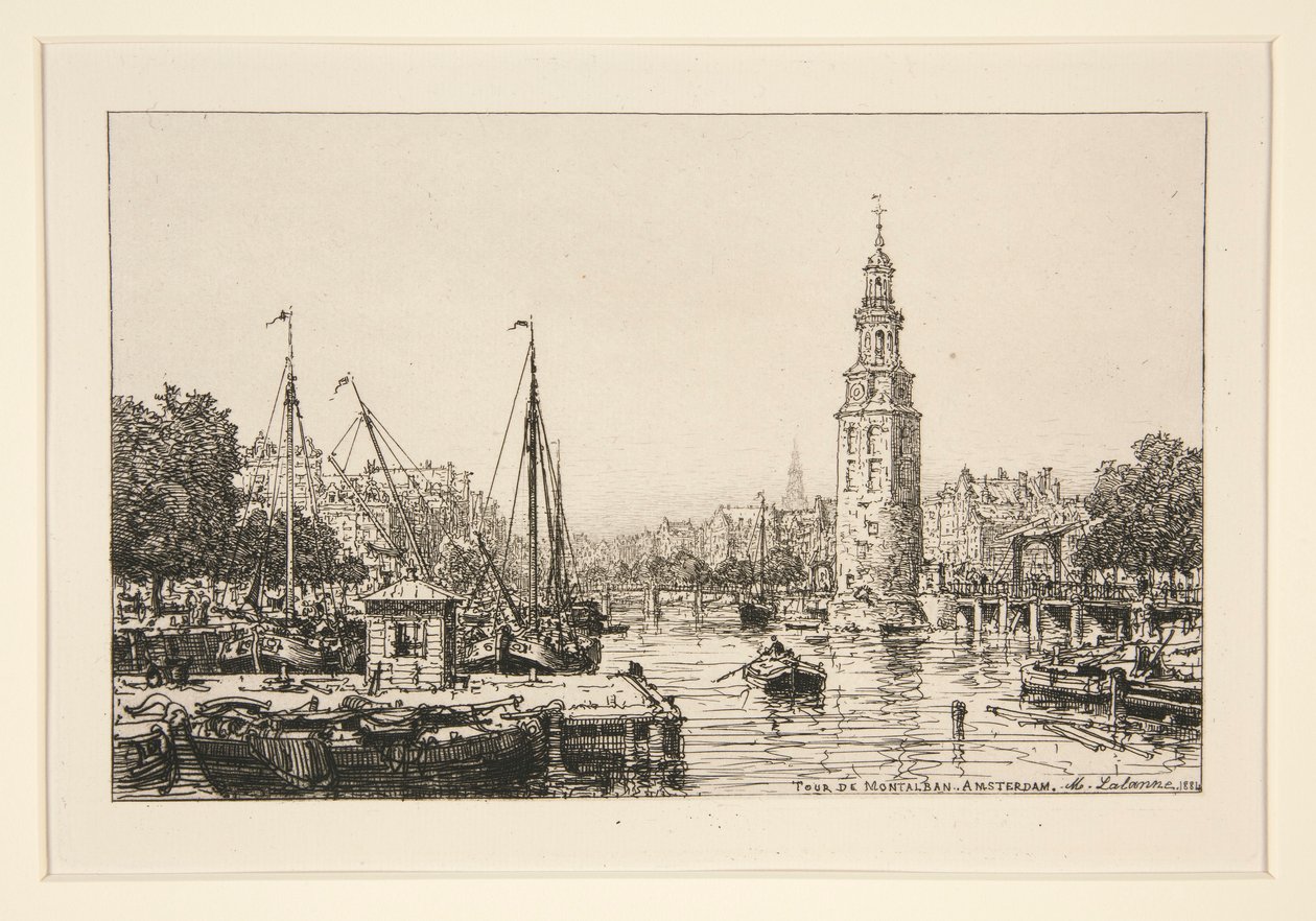 Tour de Montalban, Amsterdam (Wieża Montalban, Amsterdam) autorstwa Maxime Lalanne