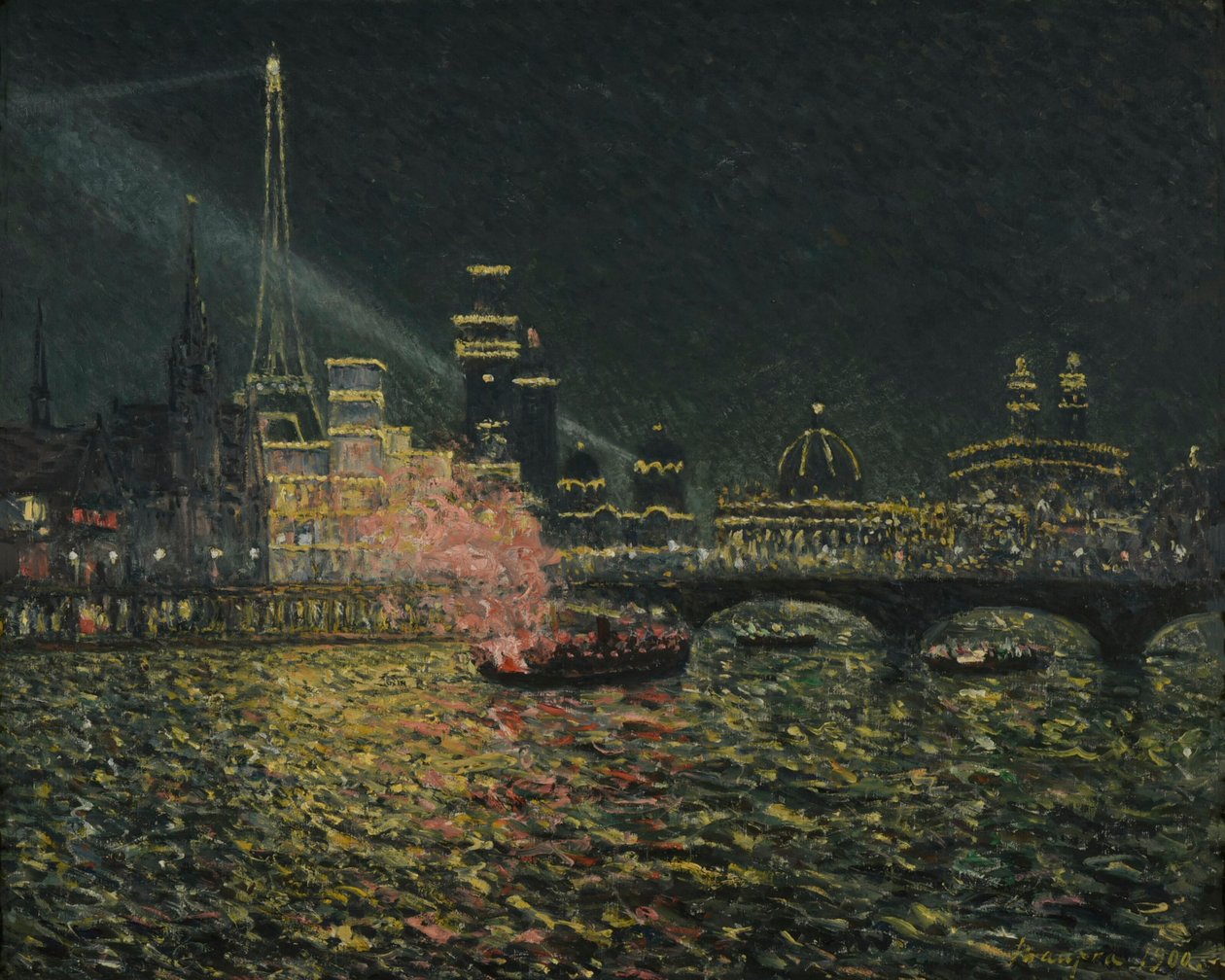 Uroczystości nocne: Targi Światowe 1900, 1900. autorstwa Maxime Maufra