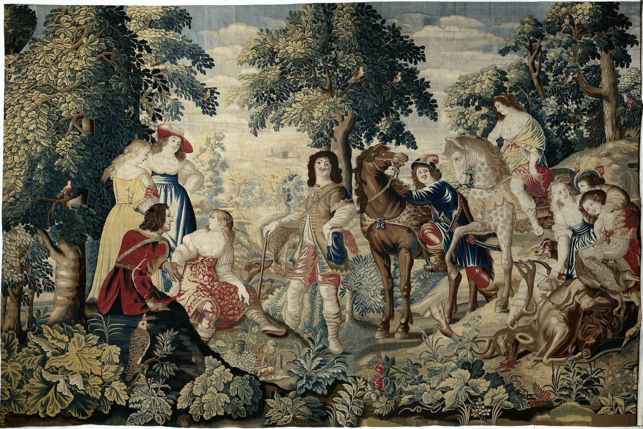 Odpocznij w lesie Jachty angielskie (tytuł serii) autorstwa Maximiliaan van der Gucht