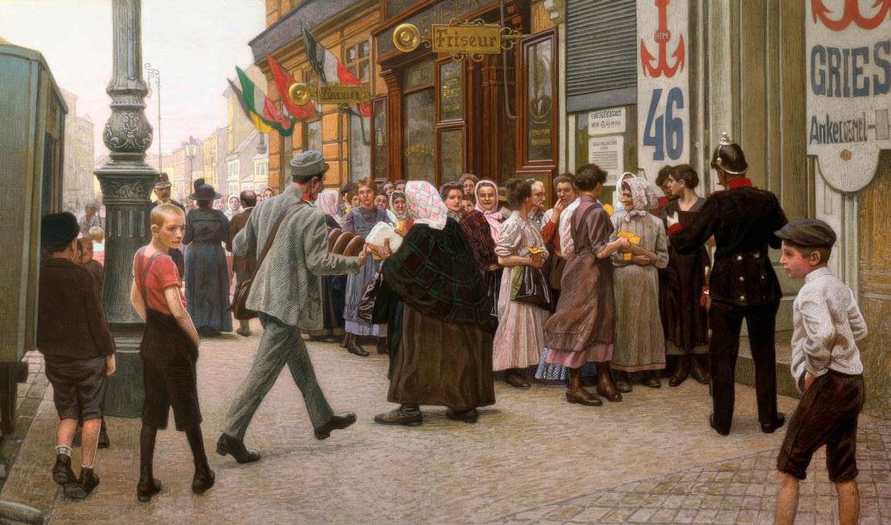 Sprzedaż pieczywa kotwicowego w 3. dzielnicy Wiednia autorstwa Maximilian Lenz