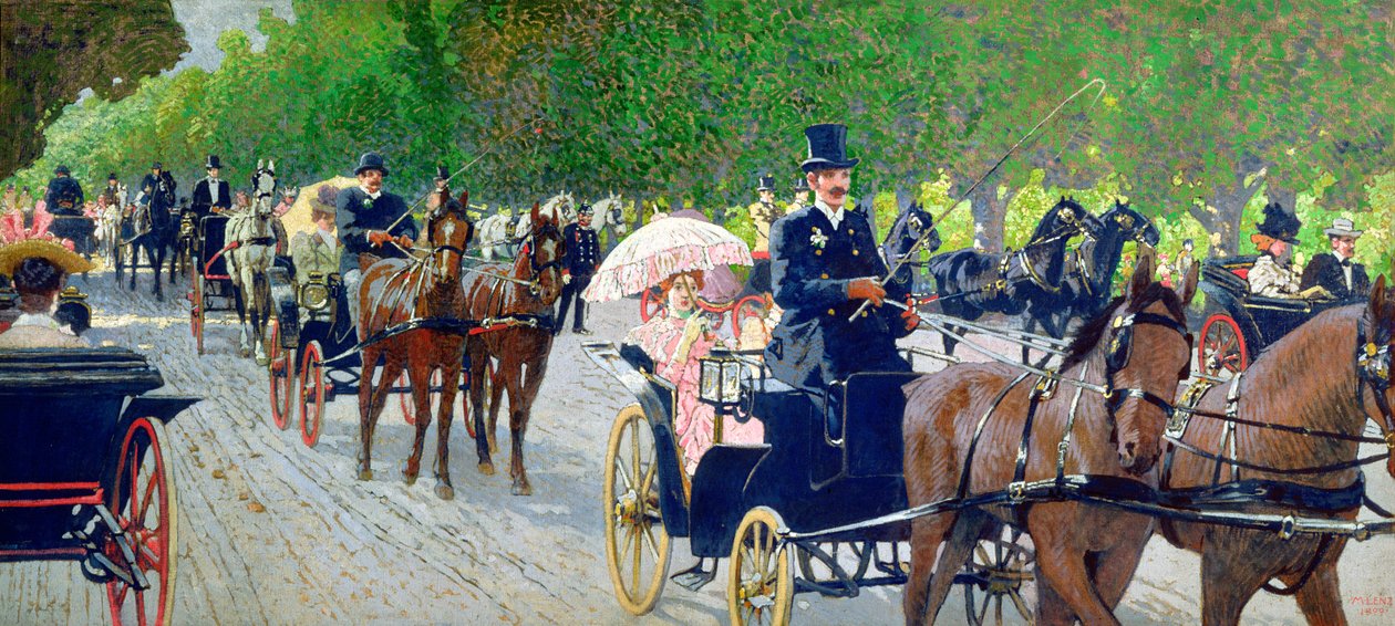 Jazda po parku Prater autorstwa Maximilian Lenz