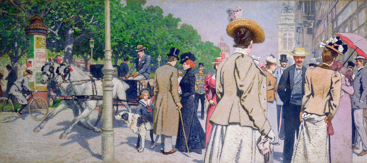 Scena w pobliżu kawiarni Sirk autorstwa Maximilian Lenz