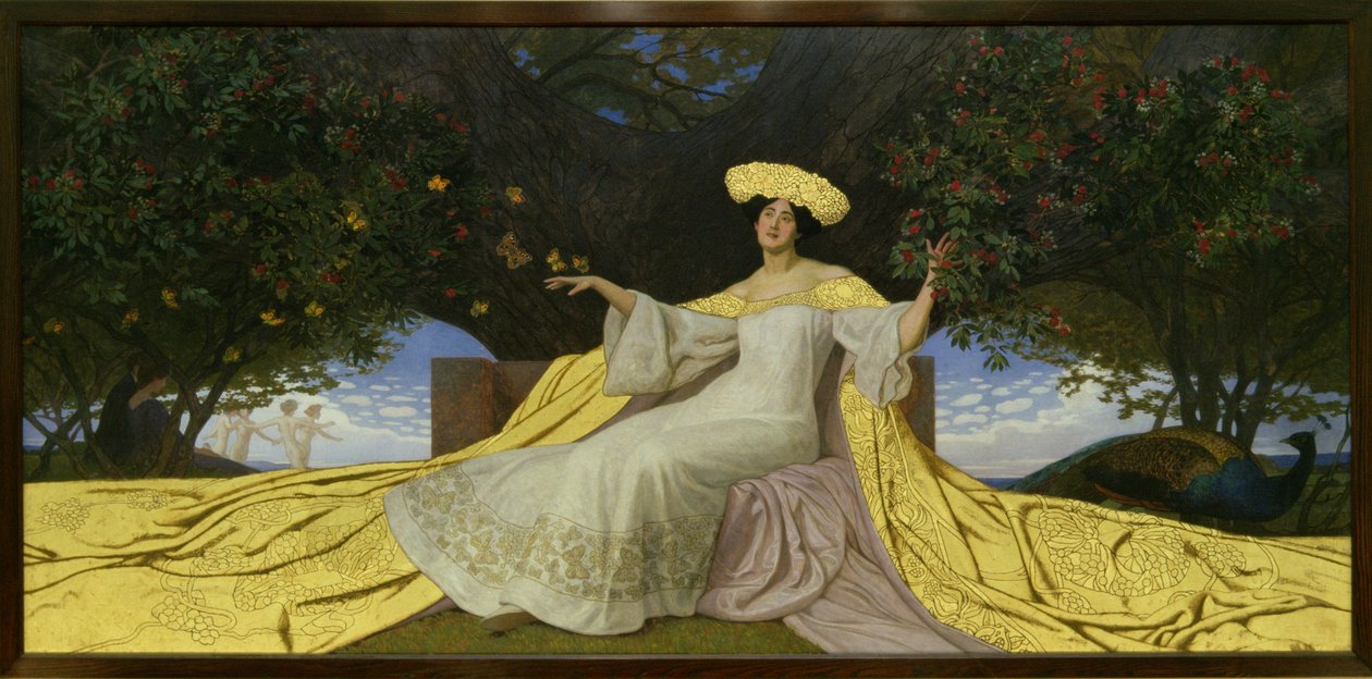 Wiosna (olej na płótnie) autorstwa Maximilian Lenz