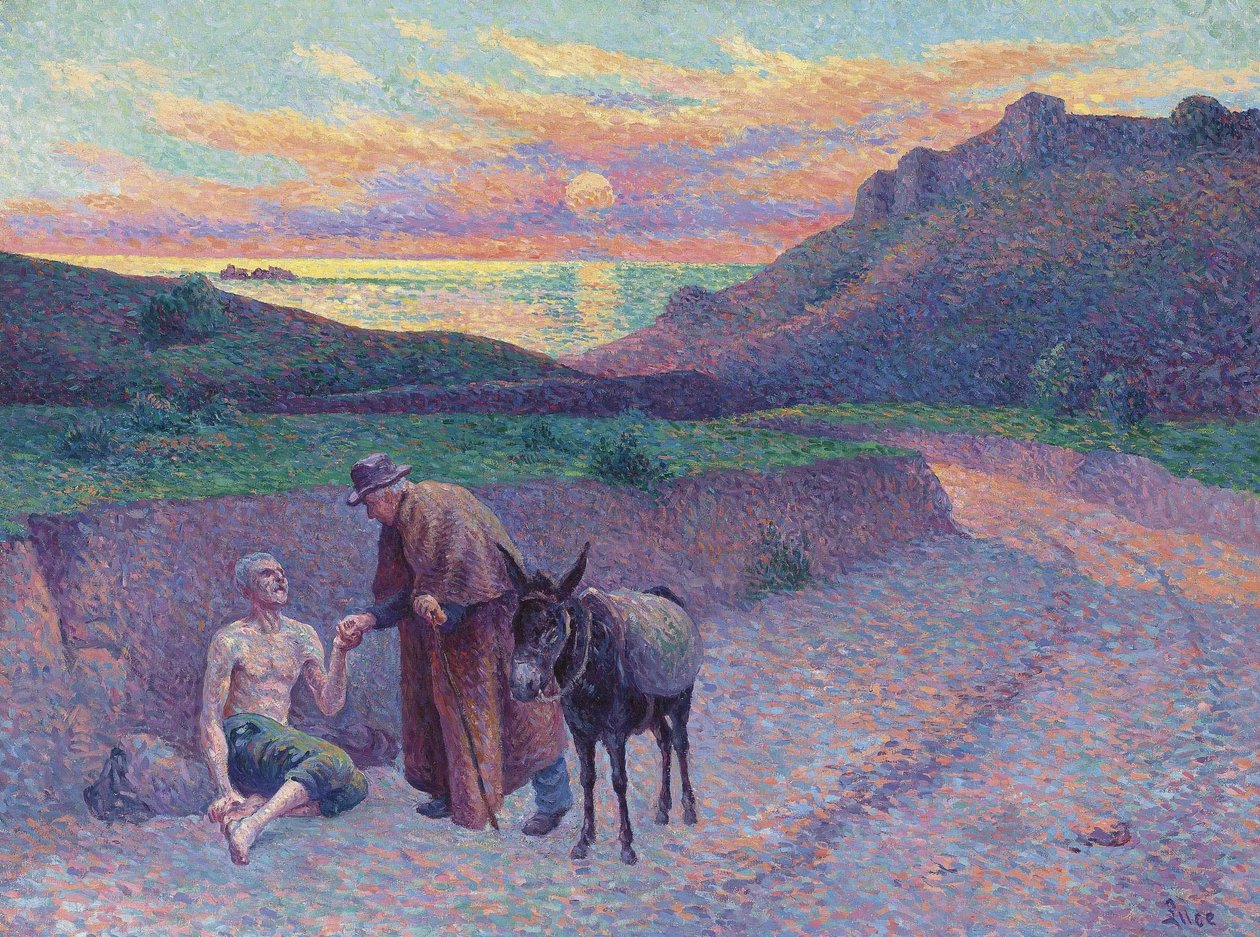 Dobry Samarytanin autorstwa Maximilien Luce