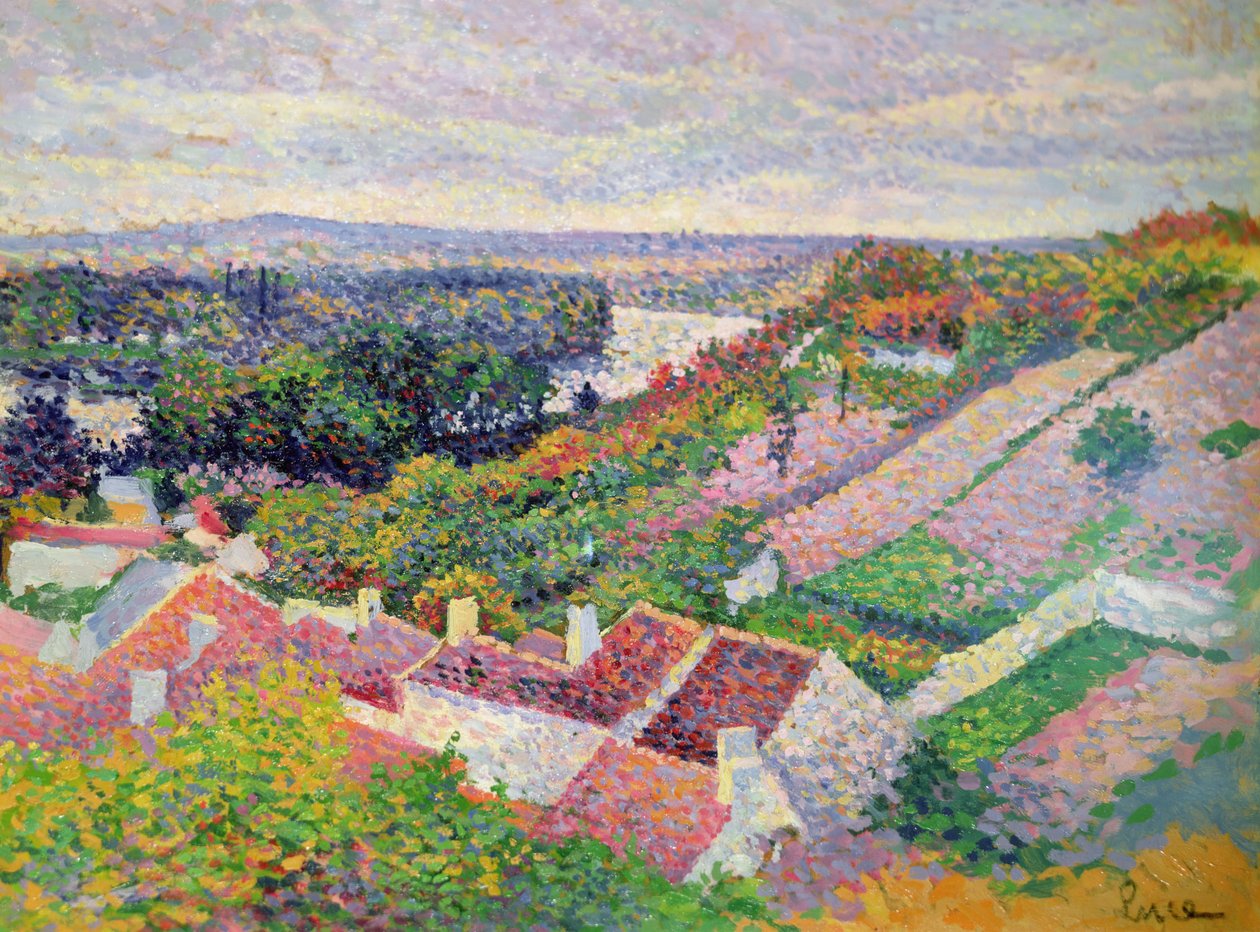 Krajobraz autorstwa Maximilien Luce