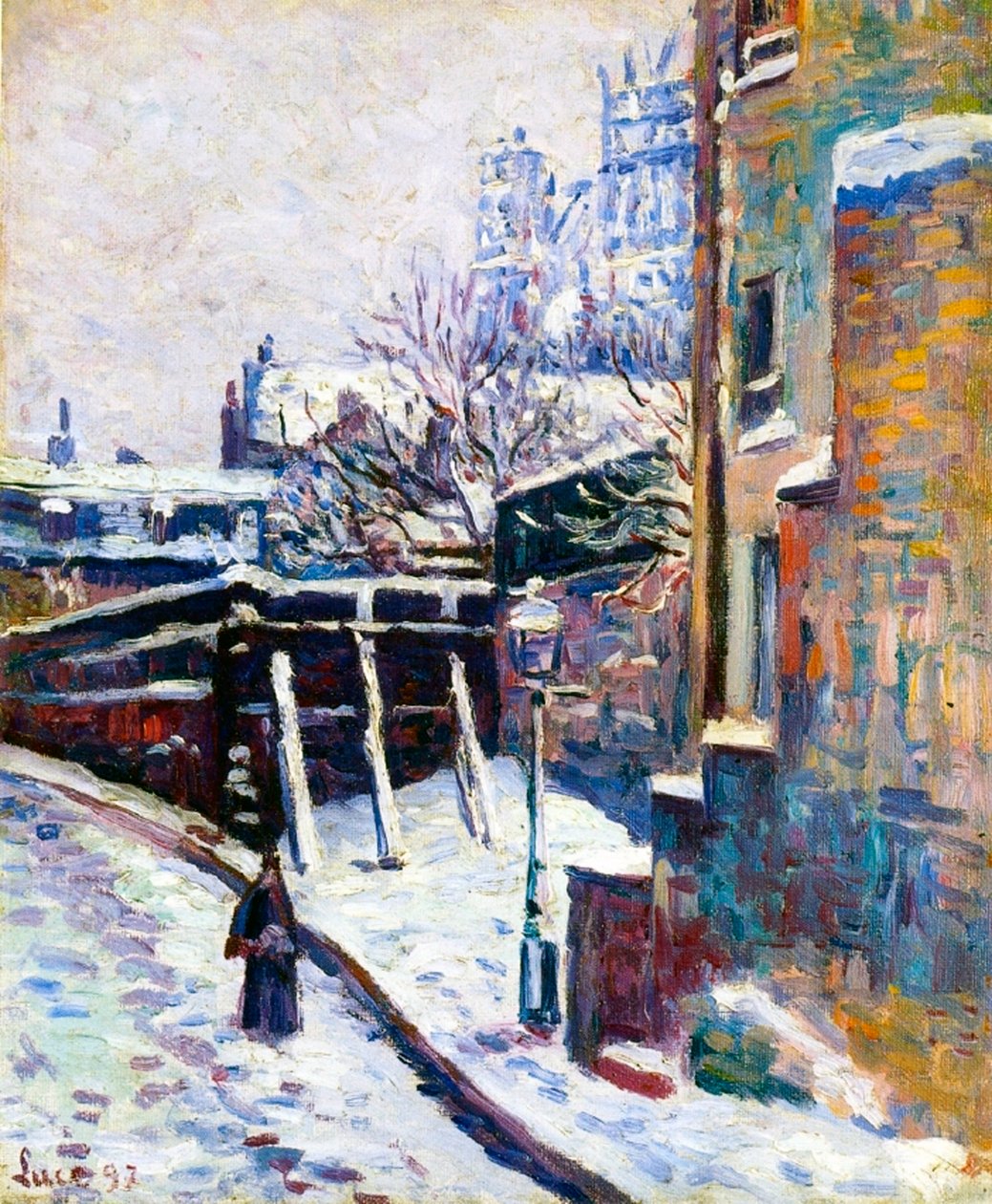 Montmartre, Paryż, 1897 autorstwa Maximilien Luce