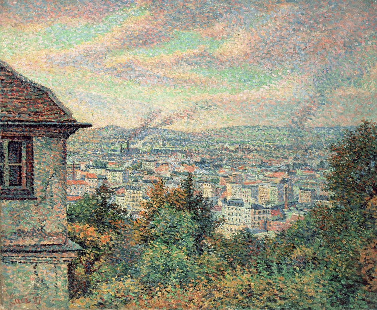 Paryż, Widok na Montmartre autorstwa Maximilien Luce