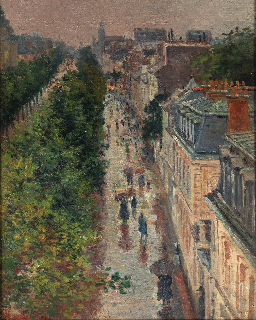 Scena uliczna w Paryżu autorstwa Maximilien Luce
