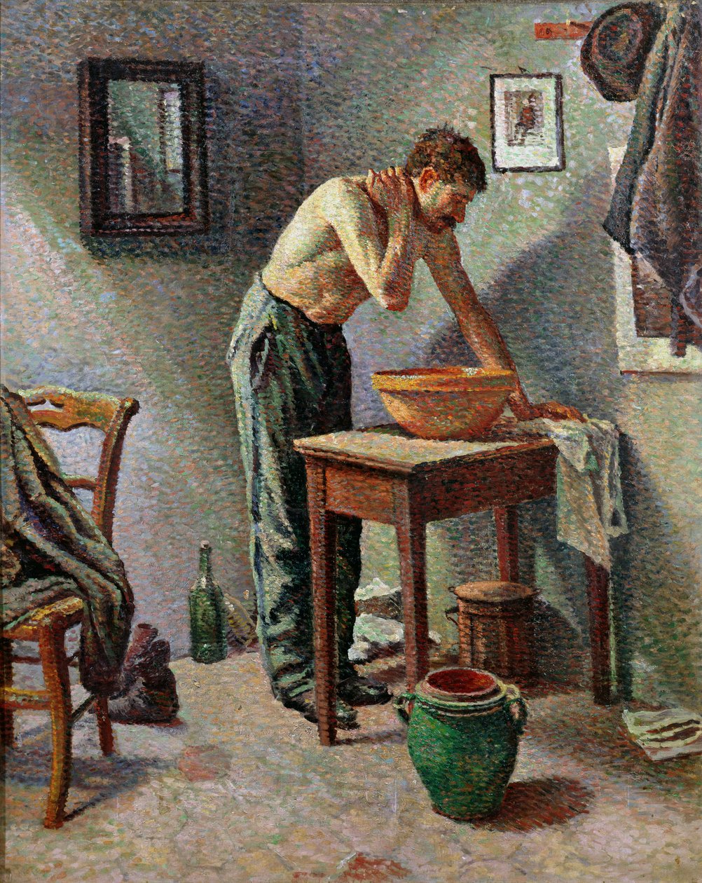 Toaleta, 1887 autorstwa Maximilien Luce