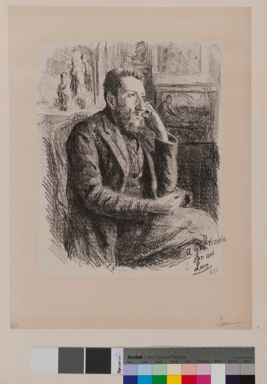Do Georgesa Lecomte’a autorstwa Maximilien Luce