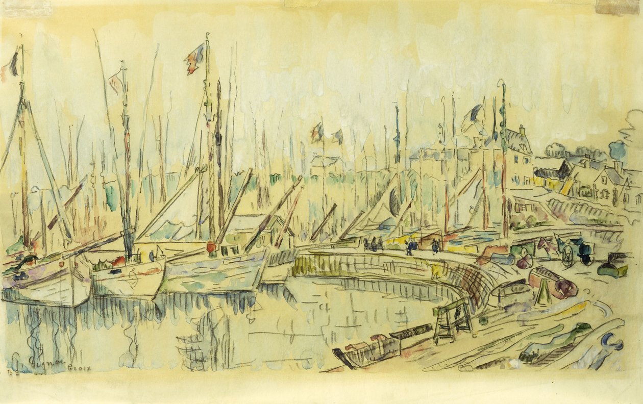 Barki na Sekwanie; Barki na Sekwanie, autorstwa Maximilien Luce