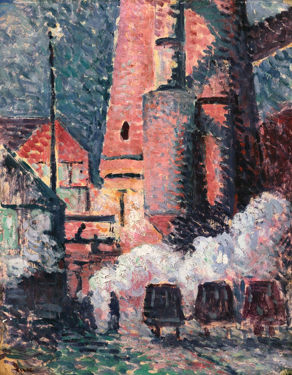 Charleroi, 1896 r autorstwa Maximilien Luce