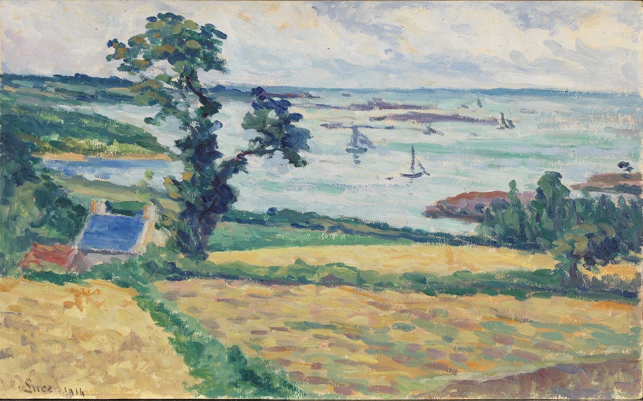 Krajobraz autorstwa Maximilien Luce