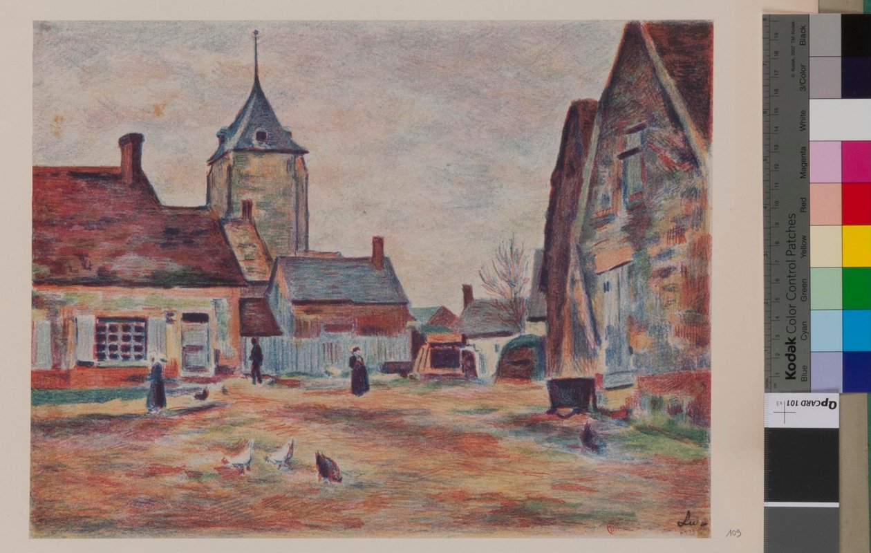 Maszty autorstwa Maximilien Luce