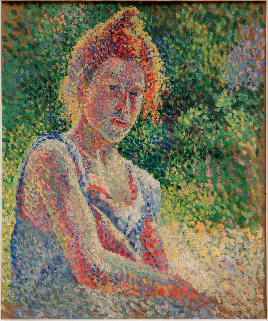 Portret młodej kobiety autorstwa Maximilien Luce
