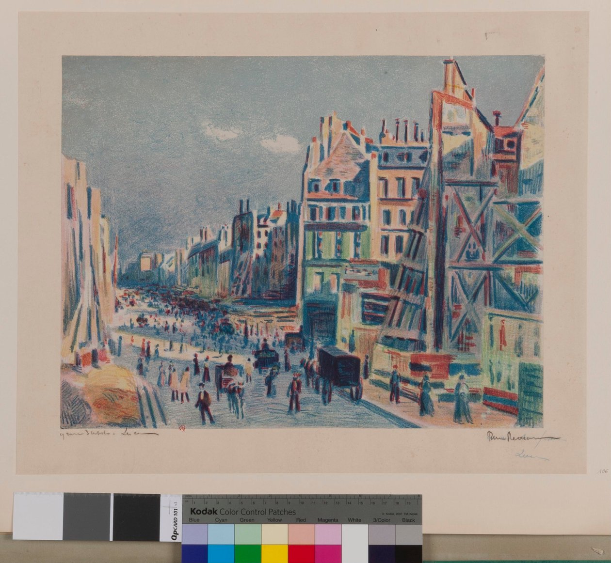 Rue Réaumur autorstwa Maximilien Luce