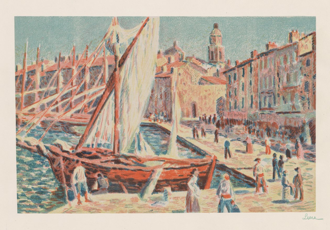 Św. Tropez, 1897. autorstwa Maximilien Luce