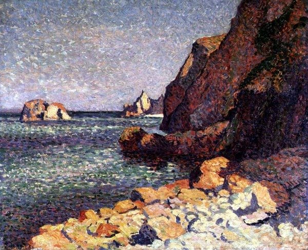 Morze i skały, Agay autorstwa Maximilien Luce
